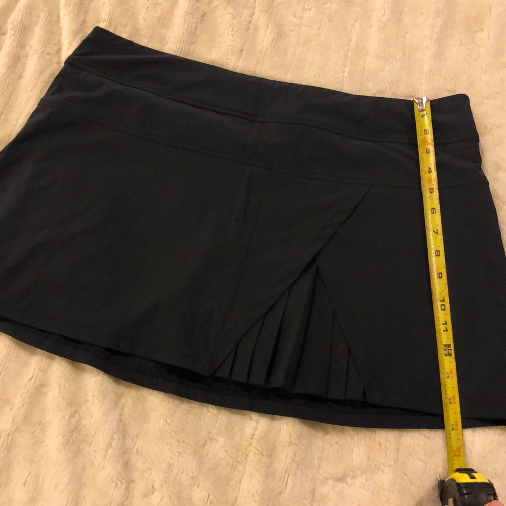 Athleta tennis skort black XL size 16. NWOT